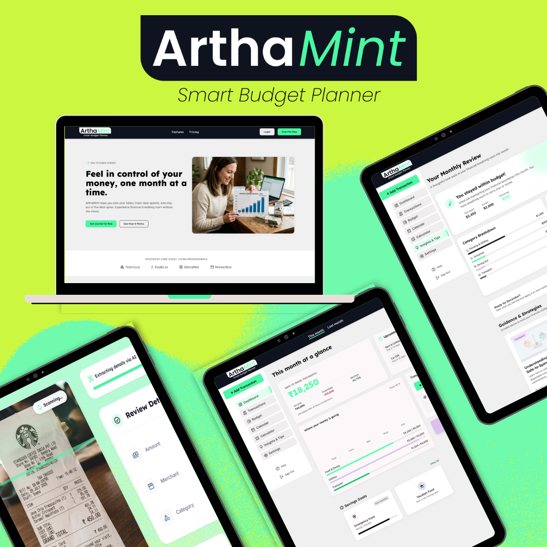 ArthaMint Smart Budget Planner